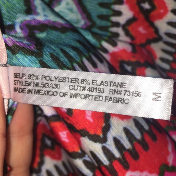 Nanette Lepore Summer Dress Neon Geometric Print - Picture 8 of 8